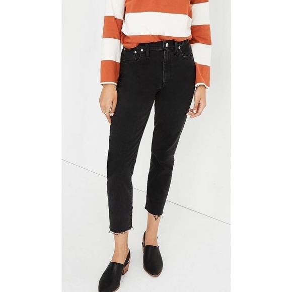 Madewell Women's The High-Rise Slim Boyjean in Lunar Wash Size‎ 27 - Picture 1 of 6